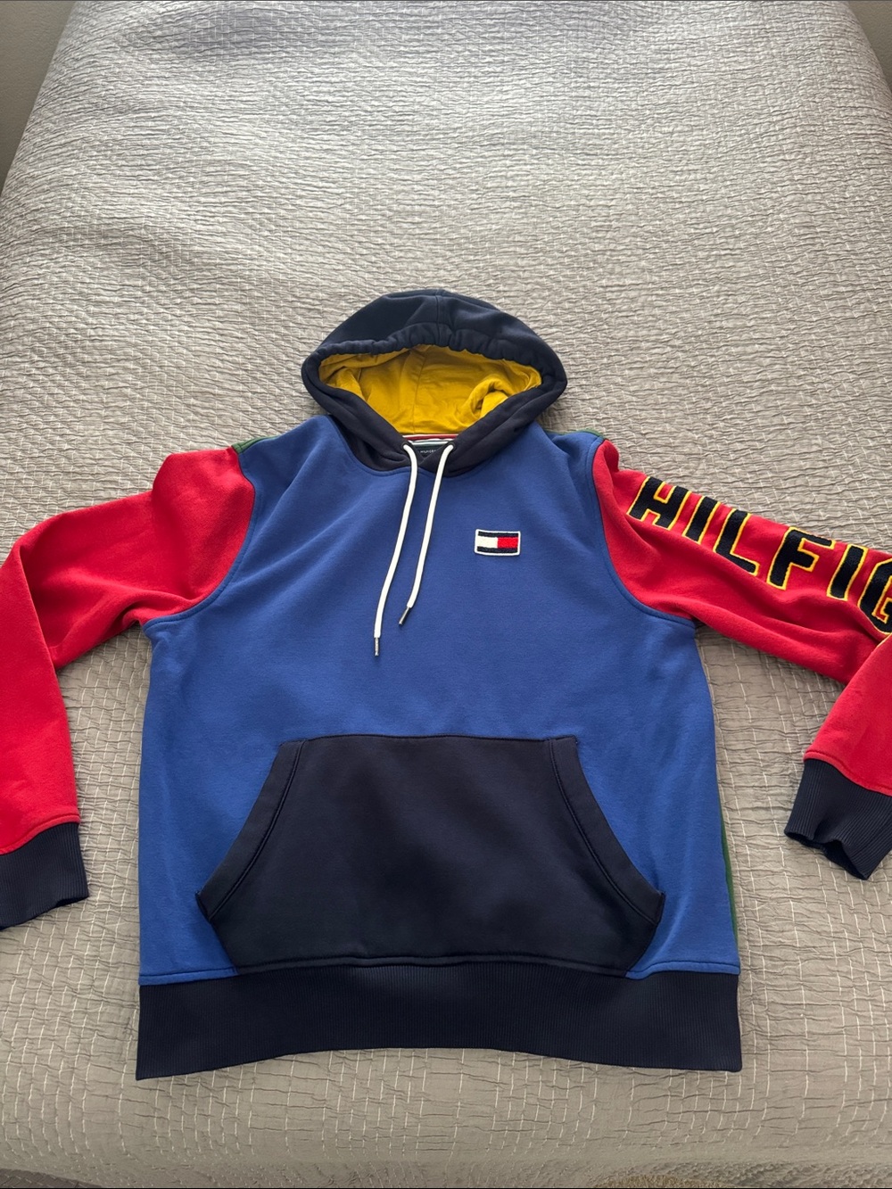 Tommy Hilfiger Color Block Hoodie Sweatshirt